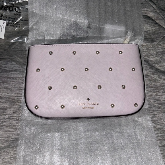 NWT Kate Spade Madison Studded Pearls Pochette & Madison small slim card holder - Picture 6 of 16